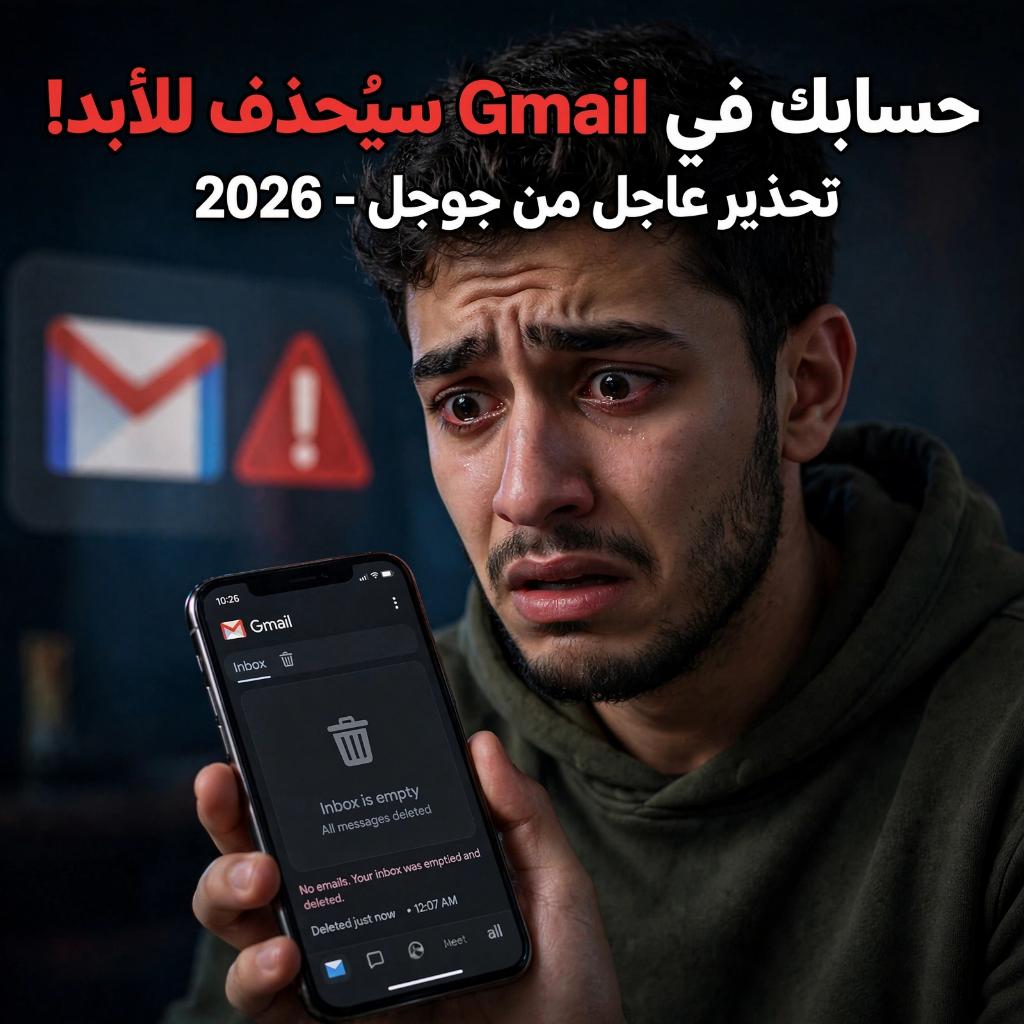 haloldroid's tweet photo. ⚠️ حسابك في خطر!
جوجل بدأ يحذف الحسابات الغير نشطة نهائياً مع كل صورك ورسائلك.
الحل ياخذ 30 ثانية فقط، شرحته في أول تعليق والرابط الدائم في البايو 👇 https://t.co/RwRNGpCzcr
