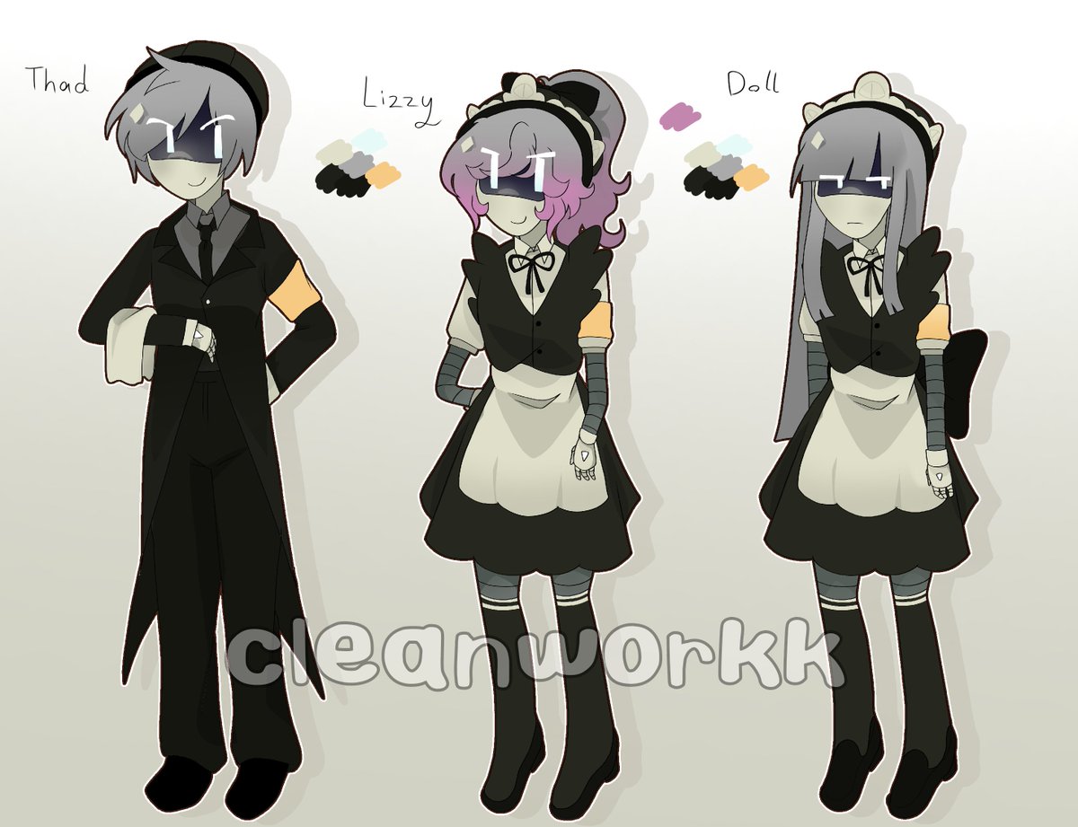 cleanworkk's tweet photo. Me and my friends have been making new murder drones au called veiled override and this is my part where I have to draw Thad lizzy and doll Characters sheet
#lizzymurderdrones #thadmurderdrones #dollmurderdrones #murderdrones https://t.co/eonaGRaSFb