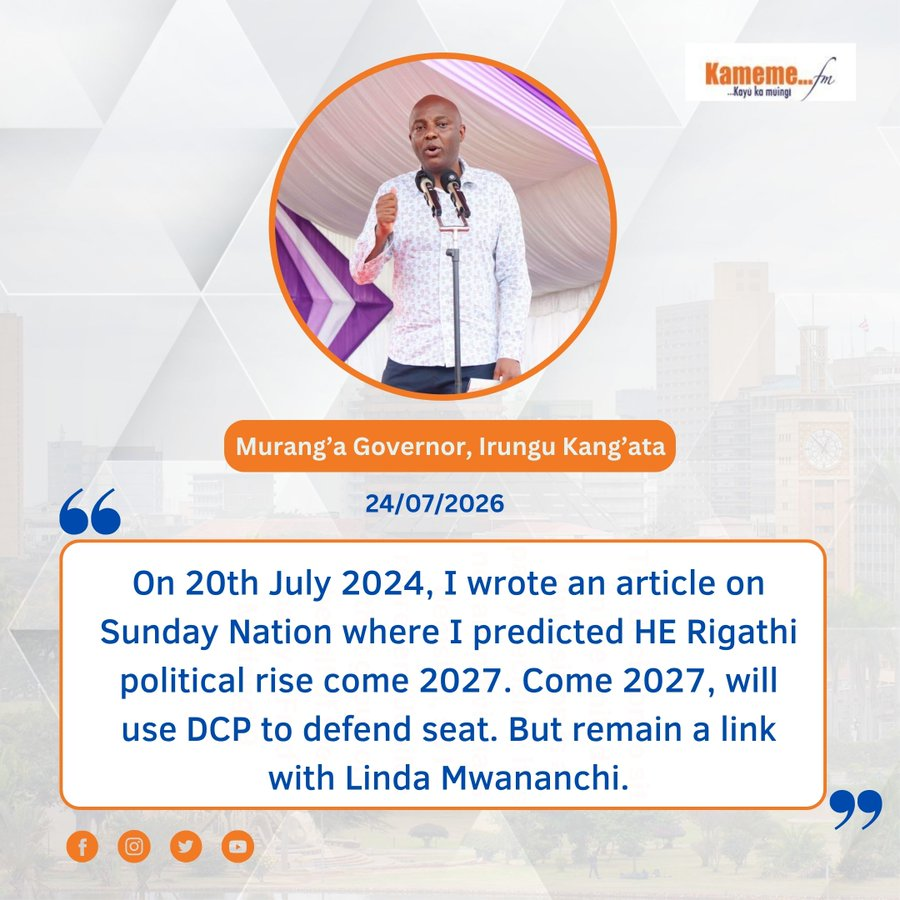 OEliud1's tweet photo. All politics is local. If you ever doubted that, Irungu Kang'ata is your answer. Meanwhile, continue gassing the CLOWN @edwinsifuna about some immature presidential bid. On Auguts 2027 tribes will vote according to how they see their interests and which arrangement suits them. https://t.co/A4VOE4rbys