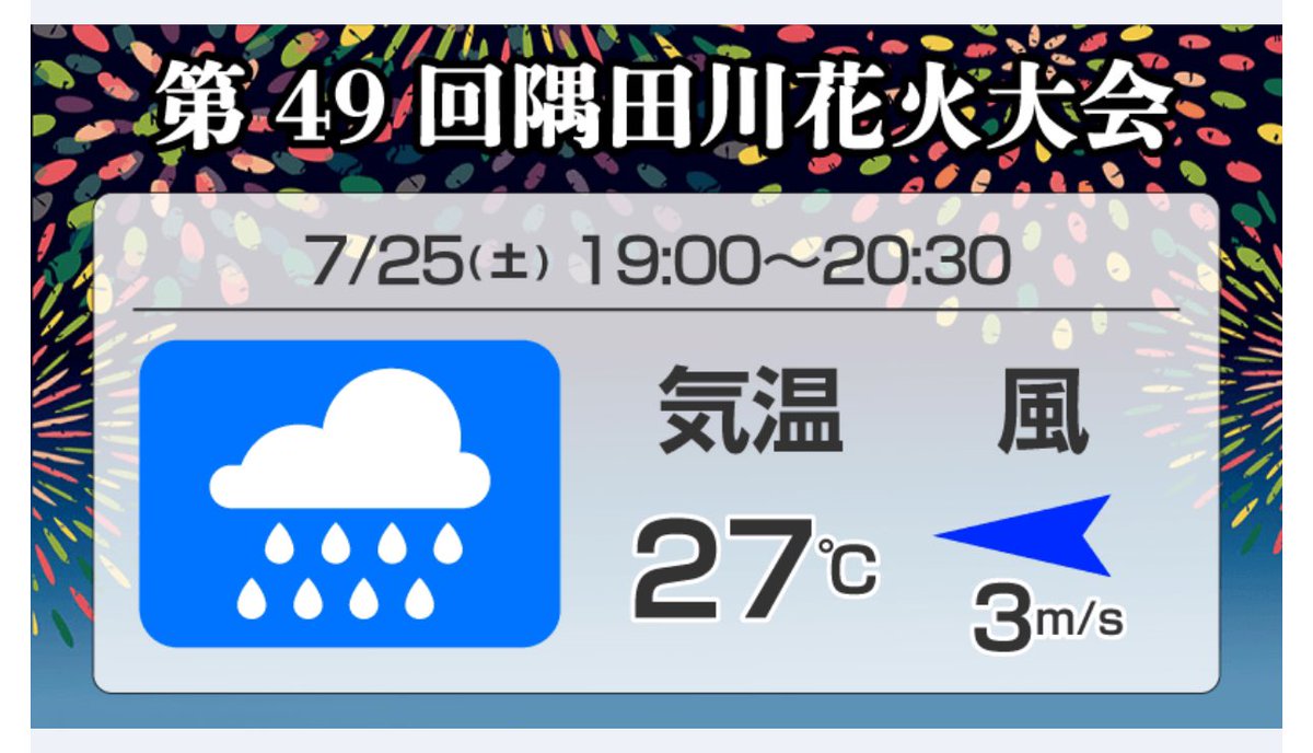 NekoJitaBlog's tweet photo. Si estáis en Tokio, mañana a partir de las 7 de la noche son los fuegos artificiales del río Sumida. Quizá sean los más importantes de la ciudad. Cómo no, ha dado lluvia así que es posible que se cancelen. Tened cuidado con eso y si vais, llevad paraguas por si acaso! https://t.co/drRWCcOTBP