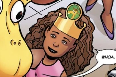 everydaymcm's tweet photo. Today’s MCU character of the day is Ellie. She is a kid who went to Toys "R" Us for her birthday, witnessed a fight between Spider-Man and Beetle, and met Spiderman-Man after the fight https://t.co/vk0I1X99Ky