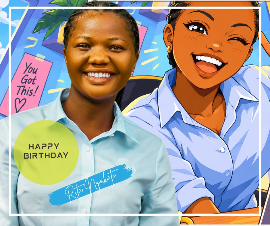GoCDC's tweet photo. Wishing a fantastic Happy Birthday to our sharp, brilliant Finance Officer, Rita Nyakato! 🎂  Thank you for bringing so much precision, warmth, and positivity. 
Here’s to a year ahead packed with happiness, sunshine, success, beautiful surprises &amp;  plenty of reasons to smile.  🔵 https://t.co/r99NeQOYvC