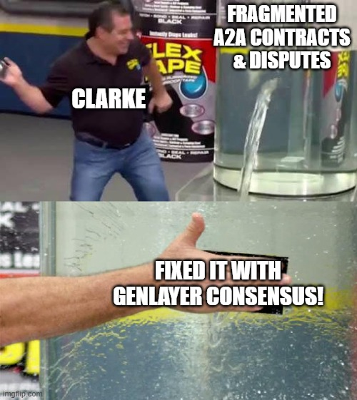 Crypto_rider77's tweet photo. Everyone hypes up AI agents making deals, but what happens when a transaction goes sideways? The current stack just passes the buck. 🌊

THAT'S A LOT OF DAMAGE! 🪚💥

Slapping some Internet Court on that leak. 🩹

hope u see all of u in @GenLayer vision! https://t.co/2eDZq5vRGQ