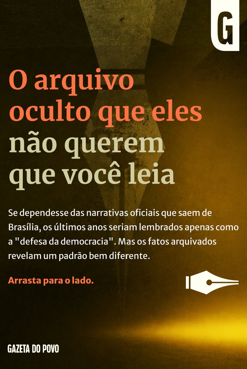 gazetadopovo's tweet photo. A Gazeta do Povo reuniu em um livro digital exclusivo fatos e decisões que merecem ser conhecidos e debatidos. Assine Já por apenas R$1.