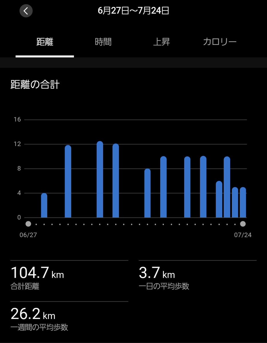 FindTheHiroT's tweet photo. 月100km走ったの30年ぶり。
ただ、ゆっくり走っても軽快に走ってもバテるのはまだ変わらない
#那覇マラソン まであと4ヶ月 https://t.co/ySV8WyN1SP
