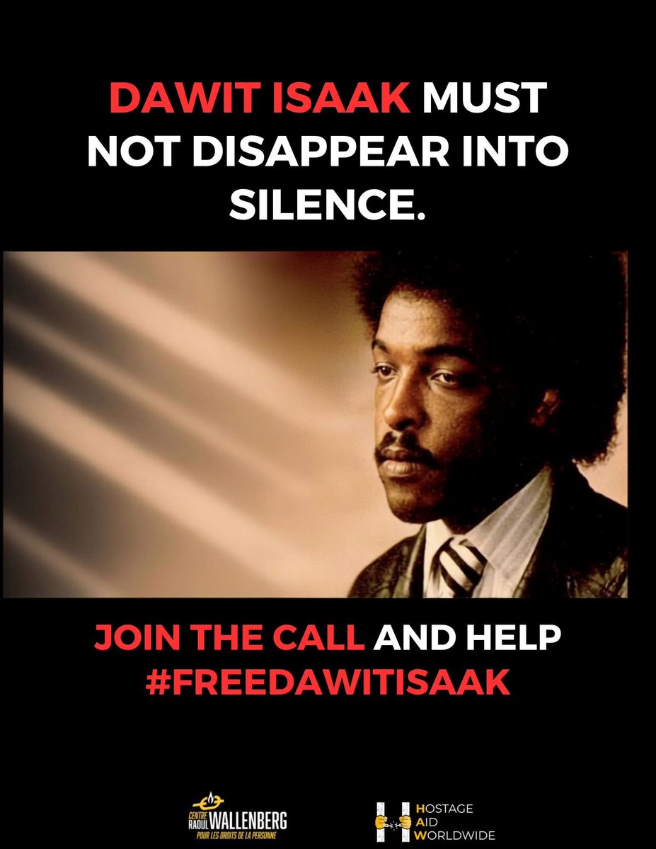 SelemawitKidane's tweet photo. @MariaStenergard vad gjorde du angående @DawitIsaaks frigörelse #Sverige tystnaden måste avbryta sätt höga krav liksom stänga #Eritreansk ambassad. #BlueRevolution #FreeDawitIsaak @Edelstam @bergersus @SweMFA @SwedishPM @MehariMeng53005 @Tunback @Sverigesriksdag @UN_HRC https://t.co/YAFaIuM1gl