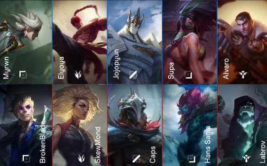 osevno's tweet photo. Weirdest League meta in pro play I've ever seen. 🤡🤡🤡🤡🤡🤡🤡🤡🤡 https://t.co/CuAm2q1uuc