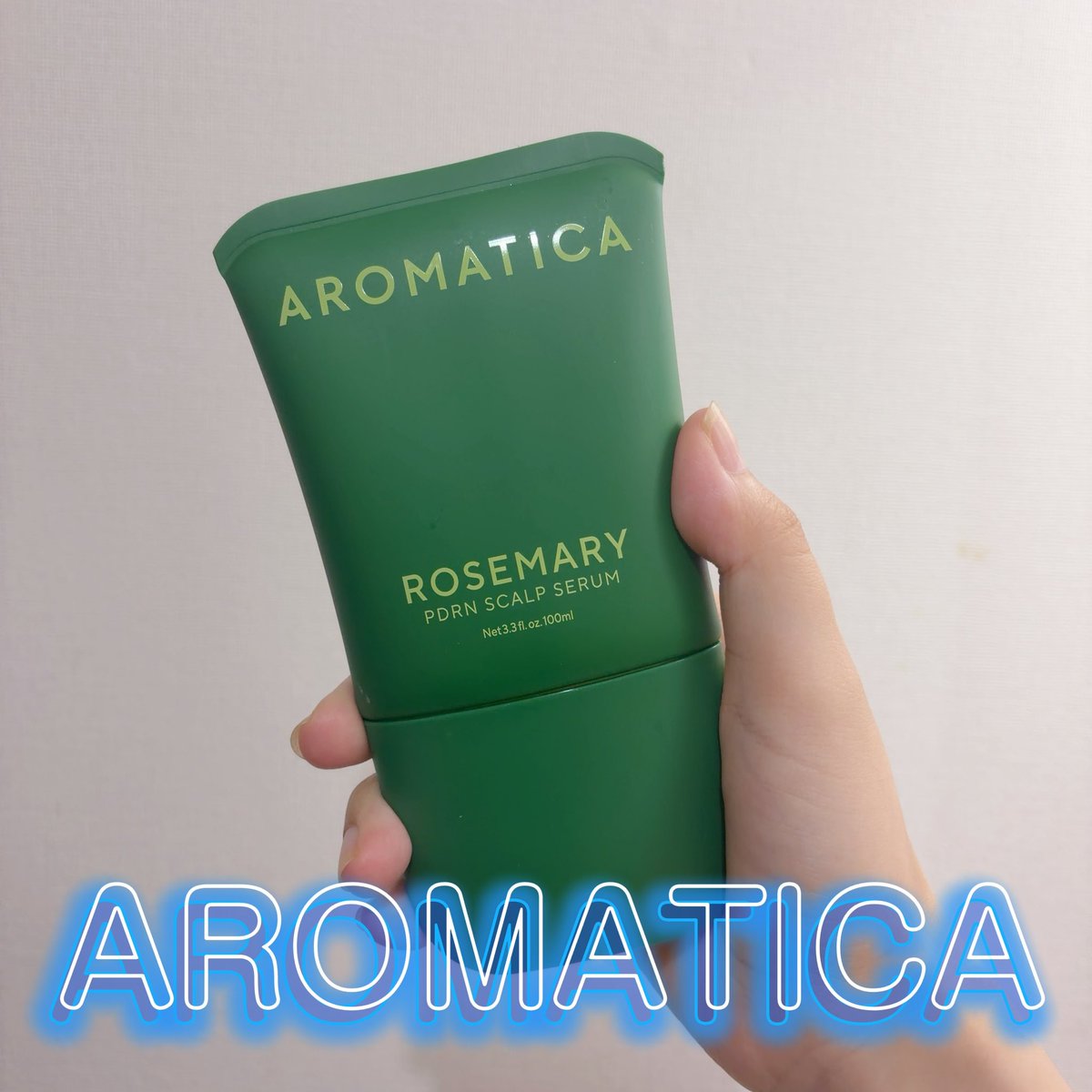 mmashumm's tweet photo. AROMATICA @aromatica_jp 
ローズマリーPDRNスカルプセラム
頭皮の油・水分バランスを整えて頭皮＆根元ケアができるセラム🌿
半透明だから塗る量が見てわかりやすい✨
湿度と汗でベタつく頭皮がすっきりしてお気に入り。

#むーんぱわーさろん でいただきました😊
#PDRNスカルプセラム https://t.co/oat9jnSyLm