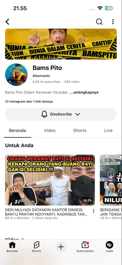 bamspito's tweet photo. Halo @TeamYouTube,

Channel YouTube saya Bams Pito dan akun Gmail saya diretas 2 hari yang lalu. Password saya sudah diganti oleh orang lain sehingga saya tidak bisa mengakses akun saya. Mohon bantuannya untuk memulihkan akun saya.

Terima kasih. https://t.co/sV0eC2biRm