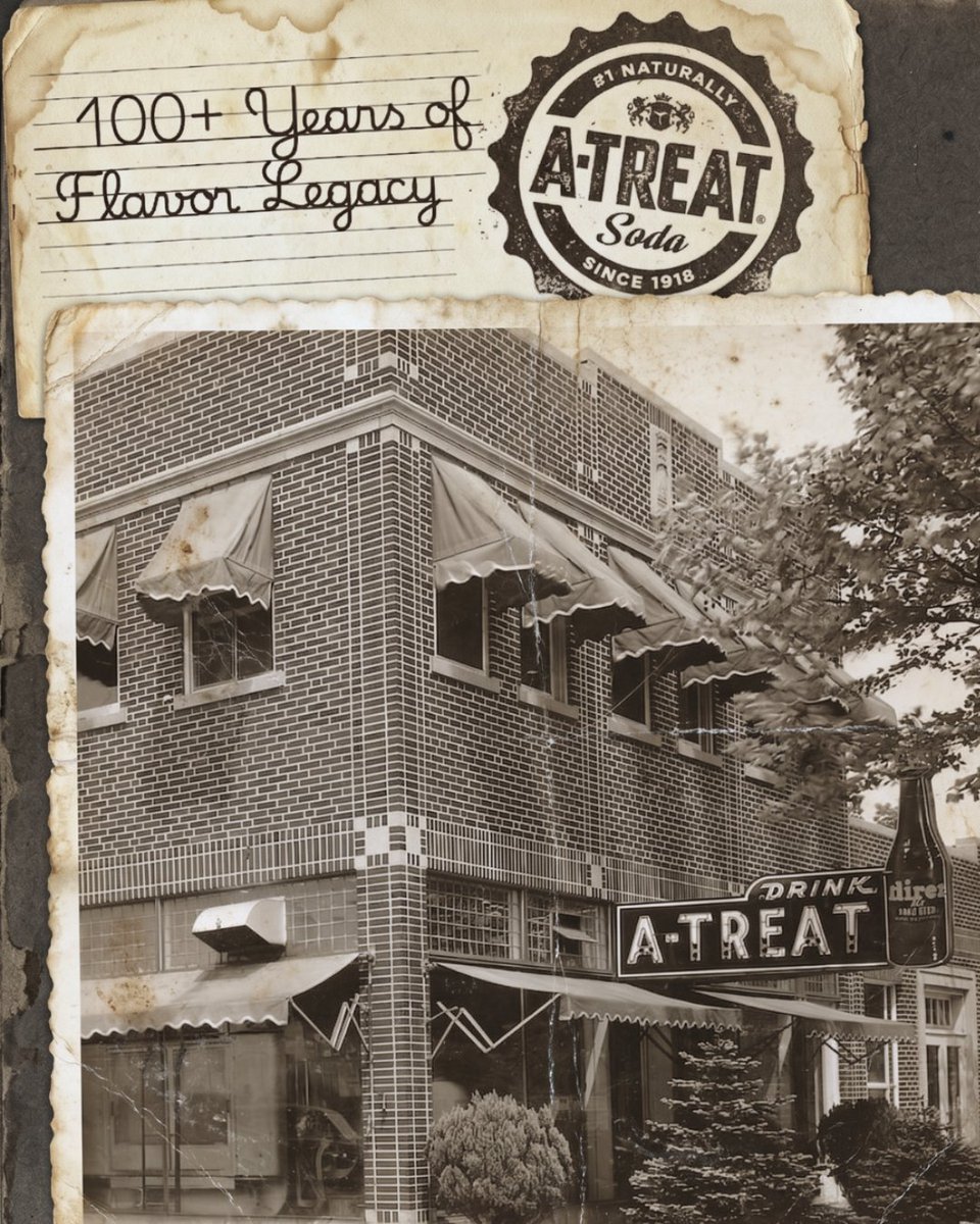 atreatbeverage's tweet photo. Did you know that A-Treat's roots go back over 100 years right here in the Lehigh Valley? Since the very beginning, we’ve been proud to be Pennsylvania's hometown soda!

Share your hometown and your earliest memory of drinking an A-Treat in the comments below! https://t.co/lQ3FAa2ukA