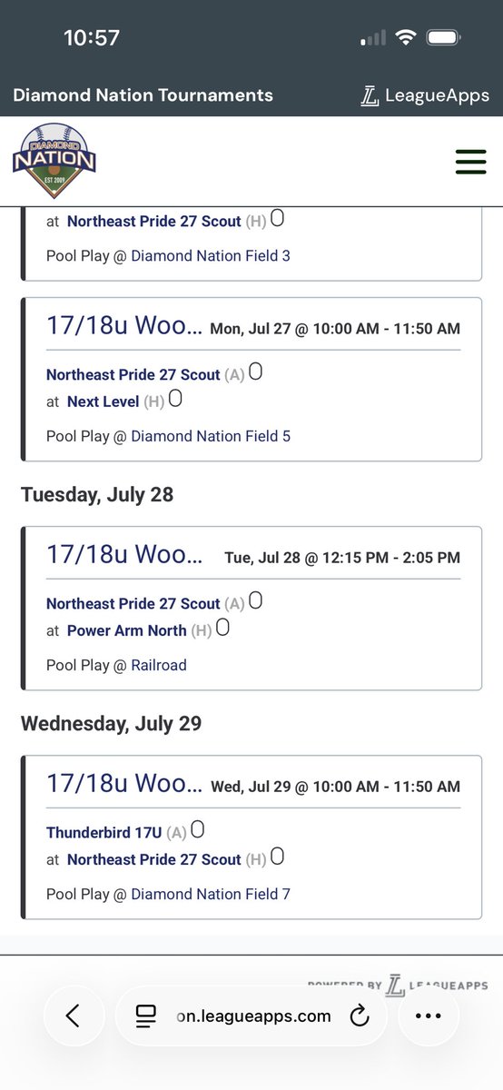 meyerbaker_'s tweet photo. Here is my schedule for Diamond Nation July 27-31st — I will be wearing #5
Uncommited 2027 C
94.3EV | 1.97 pop | 6.64 60
@NEPridebaseball @steven_merritt7 @DiamondNationNJ @uncommittedBBs https://t.co/3Llaqegz92