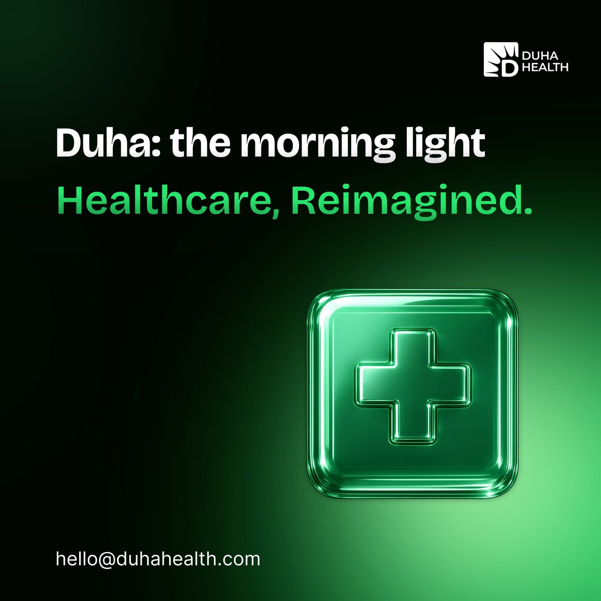 DuhaHealth's tweet photo. Our name comes from the soft brightness of the forenoon: a quiet promise of a fresh start.

That's what we're building for medicine in Bangladesh: a clearer, calmer, brighter way to care.

Welcome to Duha Health. ☀️

#DuhaHealth #ANewDayForHealthcare #HealthcareReimagined #DuhaRx https://t.co/DnvFHWQe2G