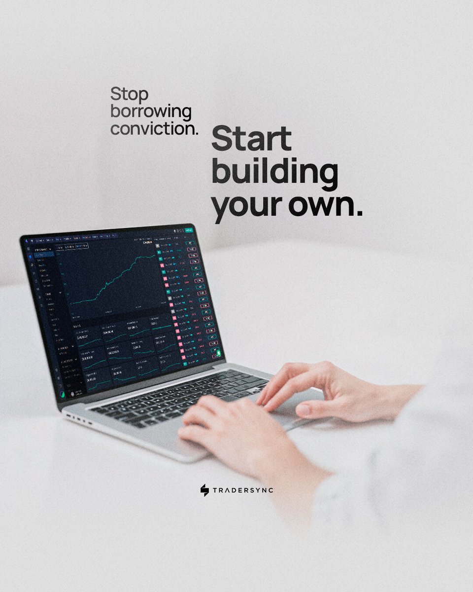 tradersync's tweet photo. Reading opinions isn’t research.
And copying trades isn’t conviction.

If you want confidence that lasts, you have to earn it — through data, reflection, and repetition.
That’s what Tradersync was built for:

 → Journal your setups and emotions after each trade
 → Track results by pattern, asset, and timeframe
 → Uncover what builds your edge — and what breaks it

Conviction doesn’t come from someone else’s voice.
 t comes from knowing your own system, inside and out.