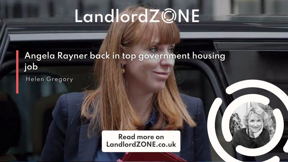 LandlordZONE's tweet photo. Angela Rayner is back as Housing Secretary.

The property sector has offered a cautious welcome but what could her return mean for landlords, renters and housing policy?

Read more: https://t.co/gKqyIkCePy

#Landlords #Housing #Property https://t.co/6gruc2hMuo