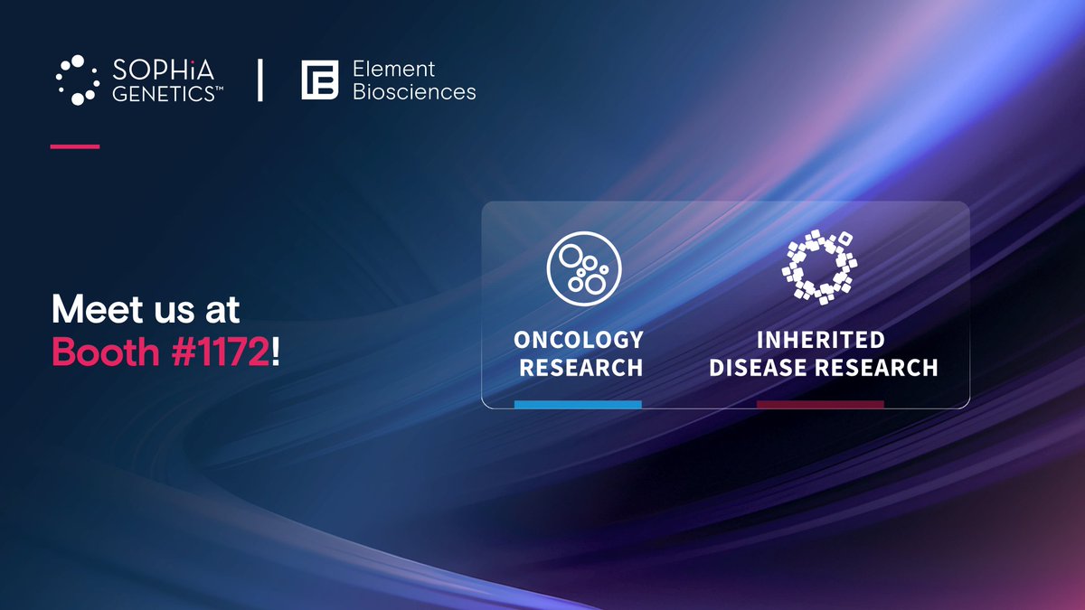 ElemBio's tweet photo. We're heading to ADLM! 🧬 This year, we're co-exhibiting with SOPHiA Genetics, pairing the AVITI24™ with SOPHiA DDM for an end-to-end clinical research workflow. Come meet our team to learn more!

https://t.co/gK4WvnhH1g

#ADLM2026 #ClinicalResearch #AVITI24 https://t.co/NkZSc9lWwn
