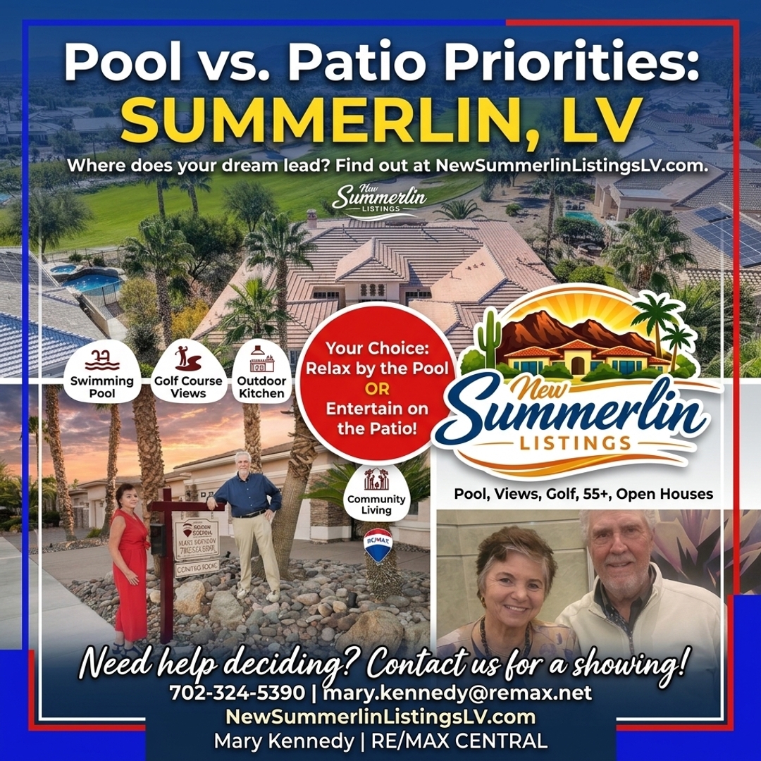 REMAXMaryLV's tweet photo. Comment your must-have outdoor feature and let Mary Kennedy keep Helping You Find Your Way Home in the Las Vegas Valley at 702-324-5390 or mary.kennedy@remax.net. #Summerlin #OutdoorLiving #VegasHomes #REMAX #HomeGoals #CommentBelow https://t.co/40QsqhS5xY