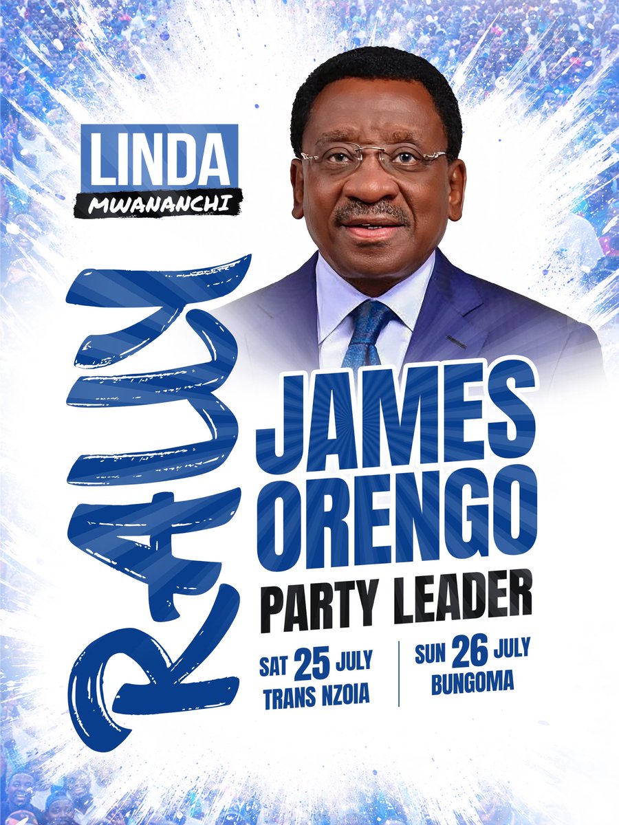 orengo_james's tweet photo. Abana Baluhya muli Abalamu?

Khulolane Mukamba ! https://t.co/MUVpm1Y3ws