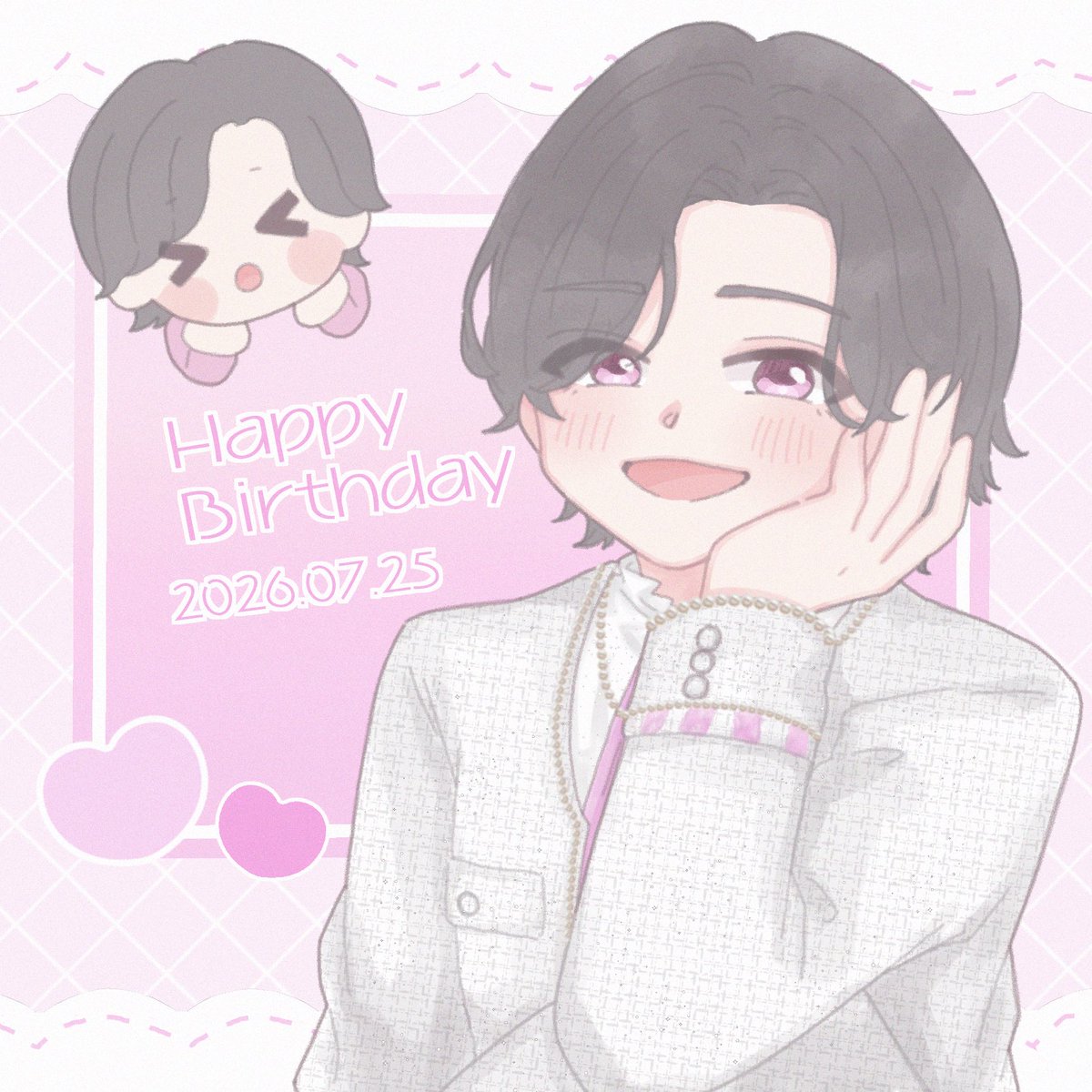 __nnw89_'s tweet photo. ꒰ 🩷 ꒱

꙳⸜ 𝙷𝚊𝚙𝚙𝚢  𝙱𝚒𝚛𝚝𝚑𝚍𝚊𝚢 🎂 ⸝꙳

⌇#道枝駿佑誕生祭2026 https://t.co/65VlTU8RfT