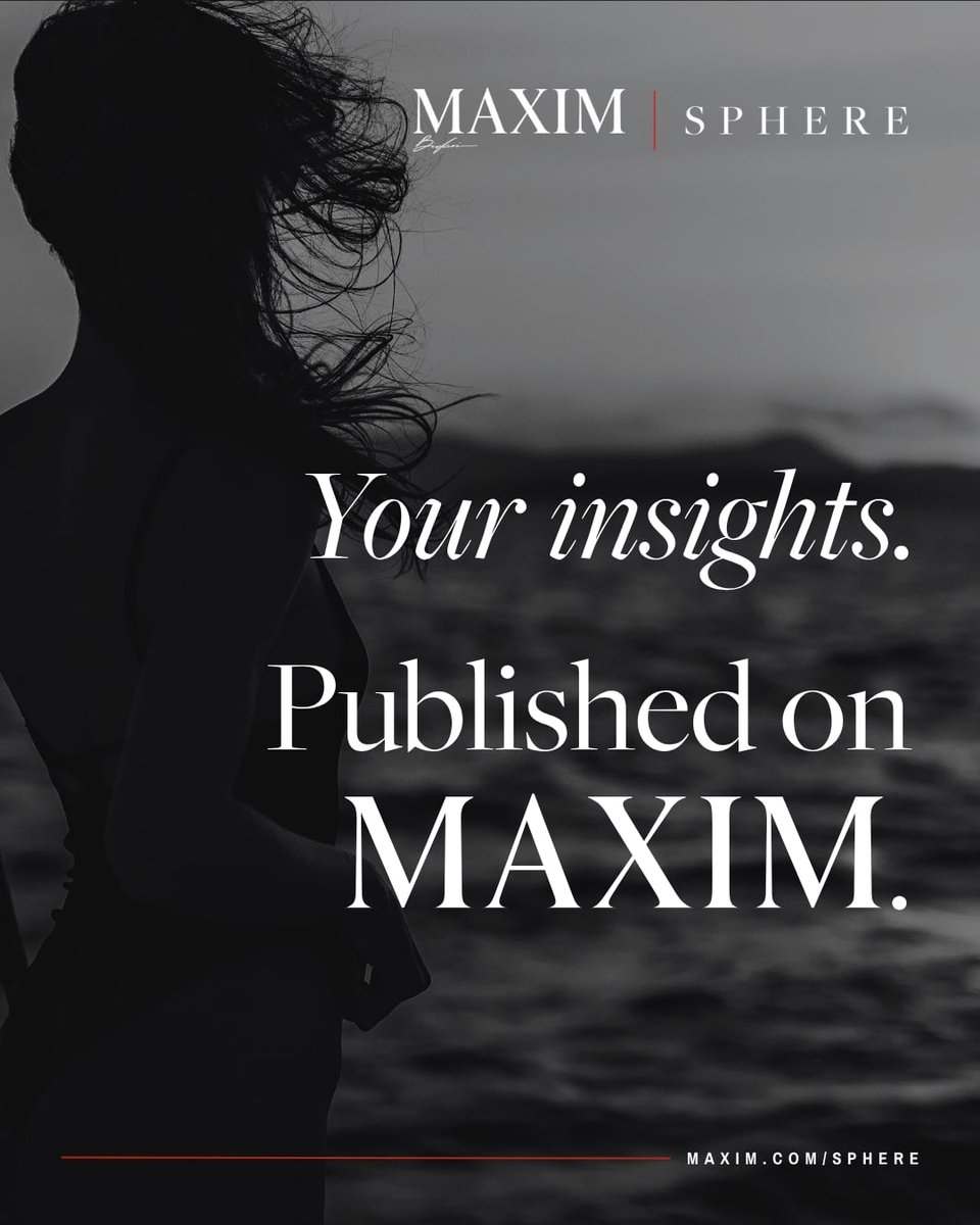 MaximSphere's tweet photo. Maxim Sphere members have the opportunity to publish through @MaximMag, share their perspective, and build visibility around their expertise.

Do you qualify for membership? Learn more: https://t.co/aZFYl8NY9b. https://t.co/BqRvyPvTGT