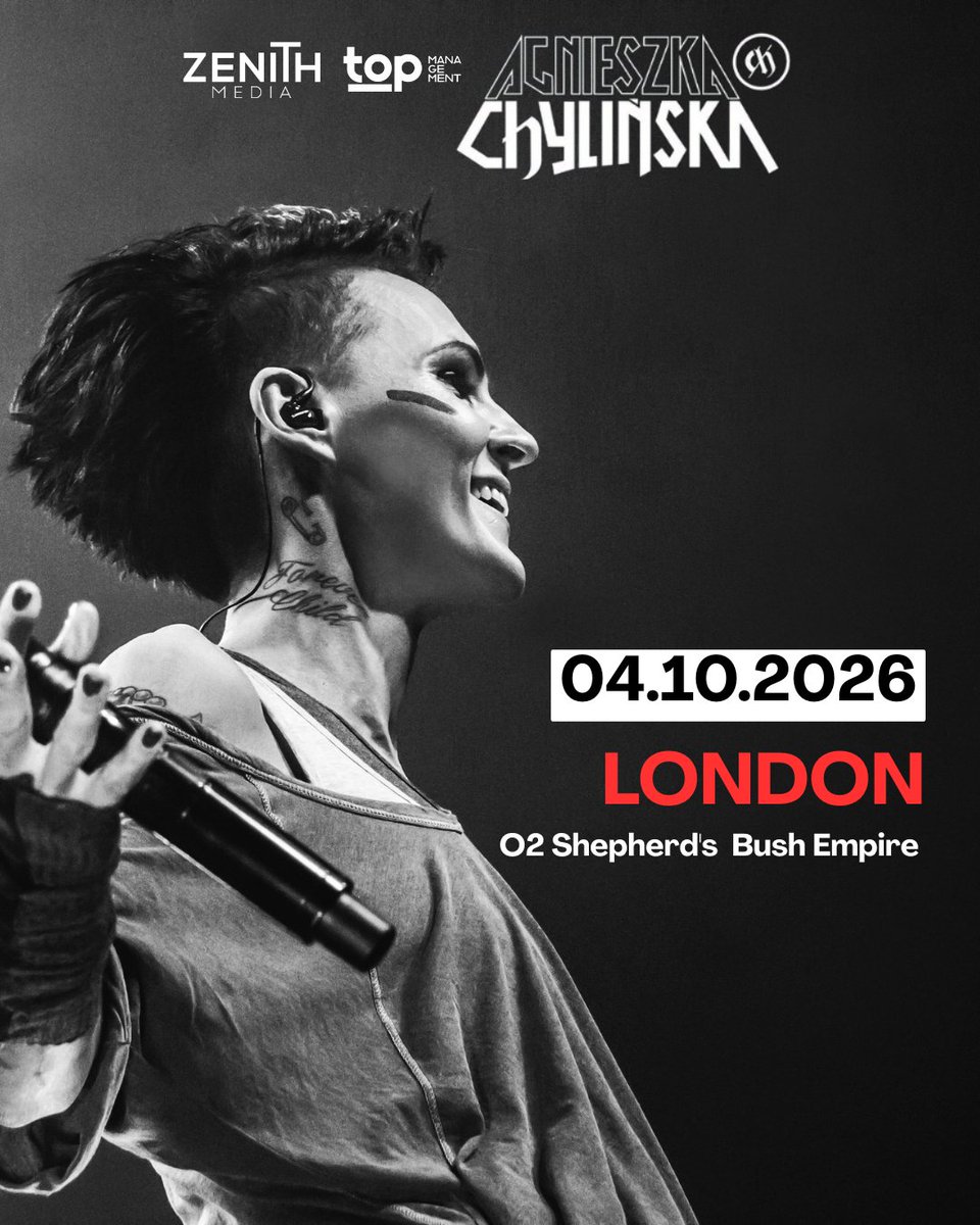 O2SBE's tweet photo. One of the most distinctive voices on the Polish music scene #AgnieszkaChylinska known for her powerful vocals, charismatic stage presence, and bold artistic evolution will join us on Sun 04 Oct - Don't miss out 🎶

Grab your tickets now 🎟️👉https://t.co/kfs3Oz1d3L https://t.co/g9gJEbUgB2