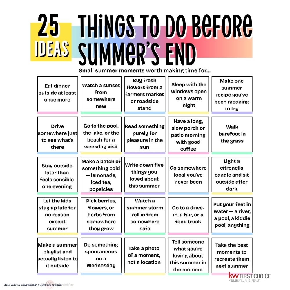 DeniseThibodea2's tweet photo. 25 Ideas to di before summer's end! https://t.co/1gQ6kl7mgq