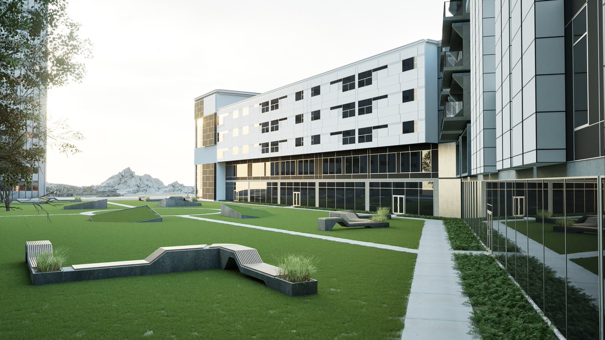 FryReglet's tweet photo. Exterior cladding panels come in many types, all delivering a sleek, clean look. Fry Reglet trims protect and highlight those panels, as shown in this multifamily rendering.

 #FryReglet #ExteriorCladding #ArchitecturalDesign https://t.co/OuaFXdmBaz