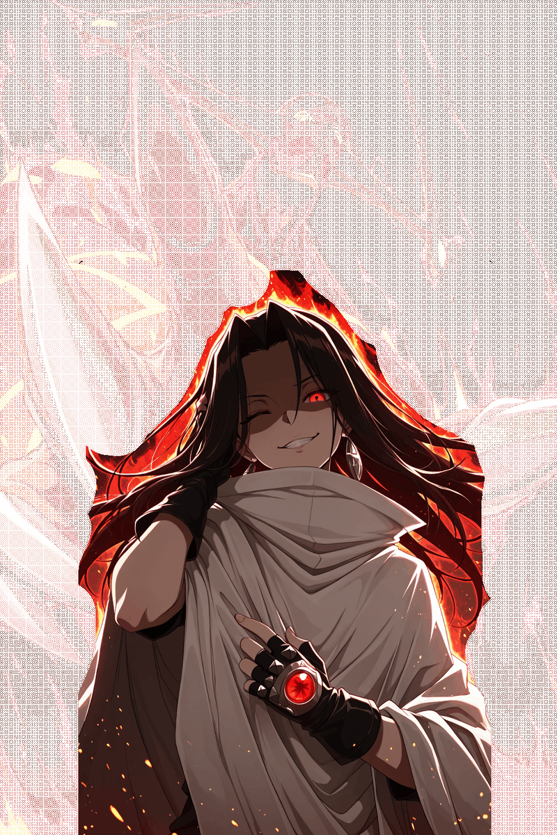 mask_man8's tweet photo. You know... I can't have you doing things like that on your own.

#SHAMANKING #AIIllustration #AIart #fanart https://t.co/HVmPnQhDwW