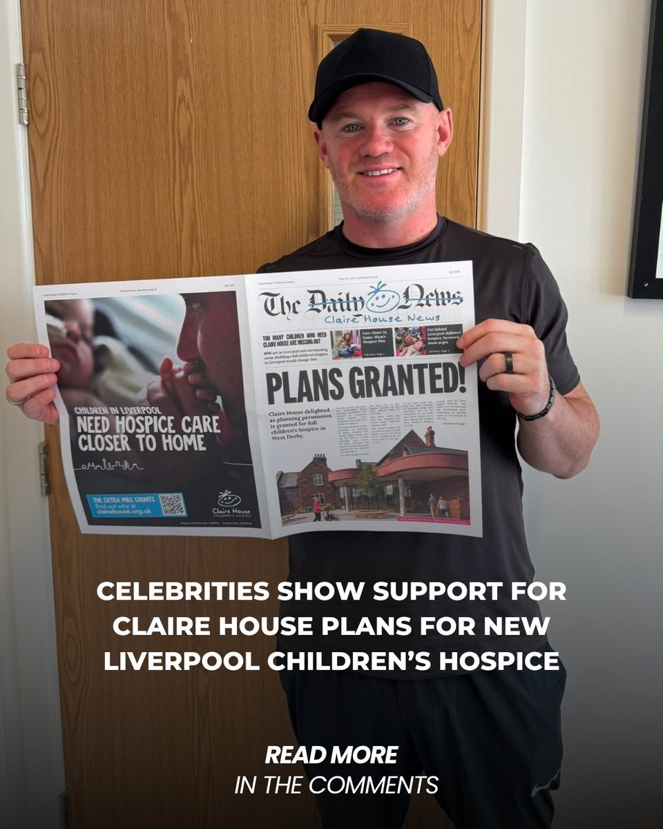 ExploreLpool's tweet photo. 💙 | A host of famous faces from across Merseyside have shown their support for Claire House Children’s Hospice after the charity secured planning permission for its ambitious plans to transform its West Derby site into a new Liverpool children’s hospice. https://t.co/Iq5VClSUIW