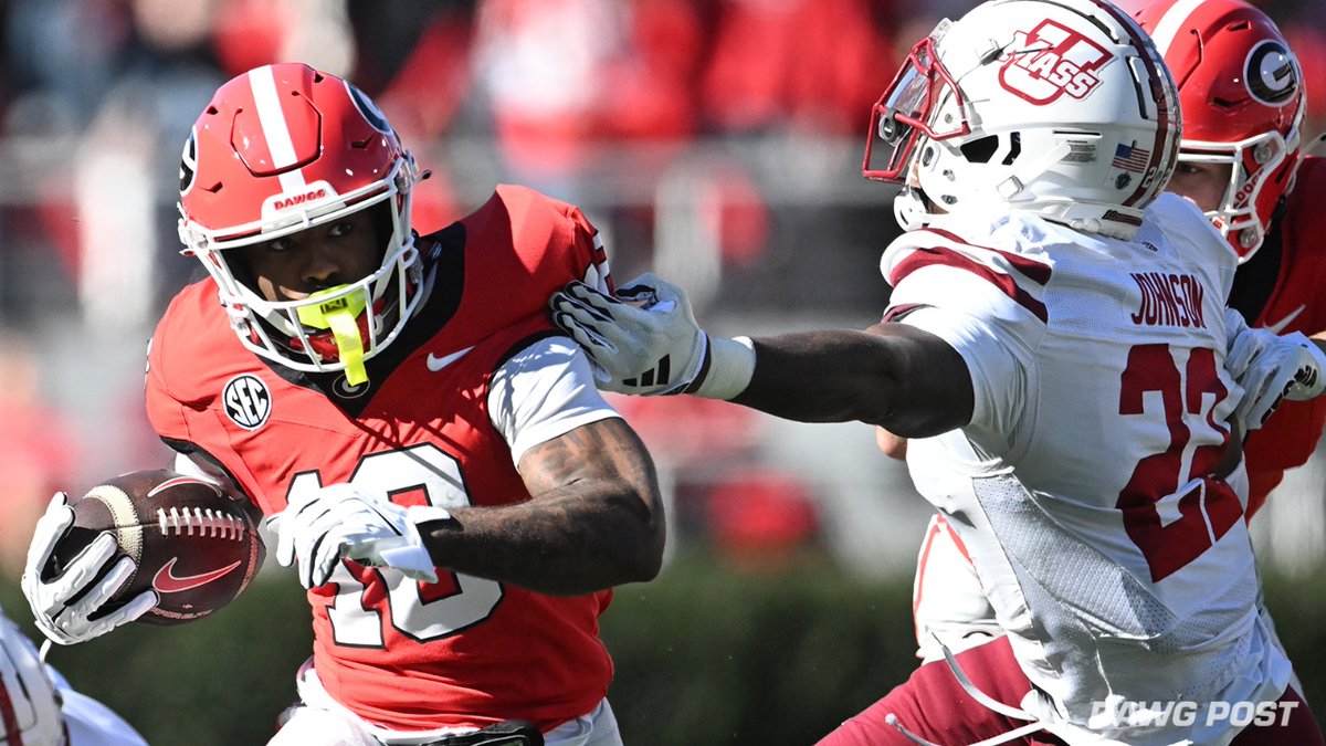 MattDeBary's tweet photo. Kirby Smart doesn't sound worried about his wide receivers this upcoming season 👀

“The more you question them, the more it helps me motivate them. The wide receivers are listening.”

Read more on Dawg Post (FREE)
https://t.co/vFKHKg3IUt https://t.co/u32E6m4sYD