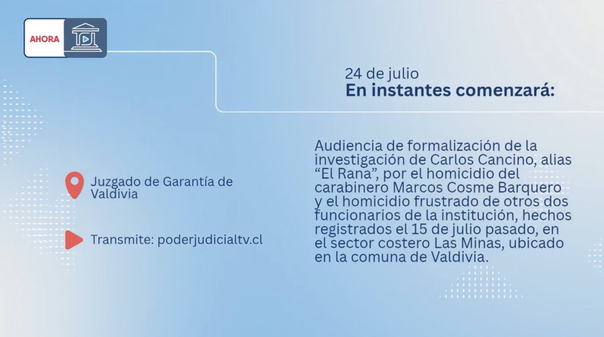 Poder Judicial Chile tweet media