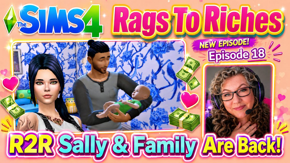 Inamacsims4's tweet photo. The Return of R2R #sims4 #sims4letsplay #sims4ragstoriches https://t.co/PTlh3FT6yO via @YouTube https://t.co/ZiVjfpwCrp