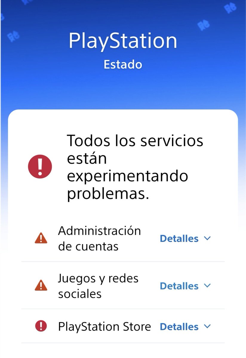 NotiPlay_'s tweet photo. Han pasado 4 horas y los servidores de PlayStation siguen caídos.

Han pasado 4 horas y los servidores de Playstation siguen caídos. https://t.co/HUmFgKalLz