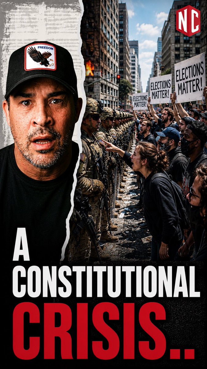 ninoboxer's tweet photo. 🚨🔥The warning signs are getting harder to ignore…

The Ghost joins me LIVE to discuss the growing constitutional crisis, the possibility of civil unrest, and the mass casualty event he believes could be coming to America.

Join us LIVE at 9:30 AM MST: https://t.co/sVqjqDZAhZ https://t.co/dTaUQRujme