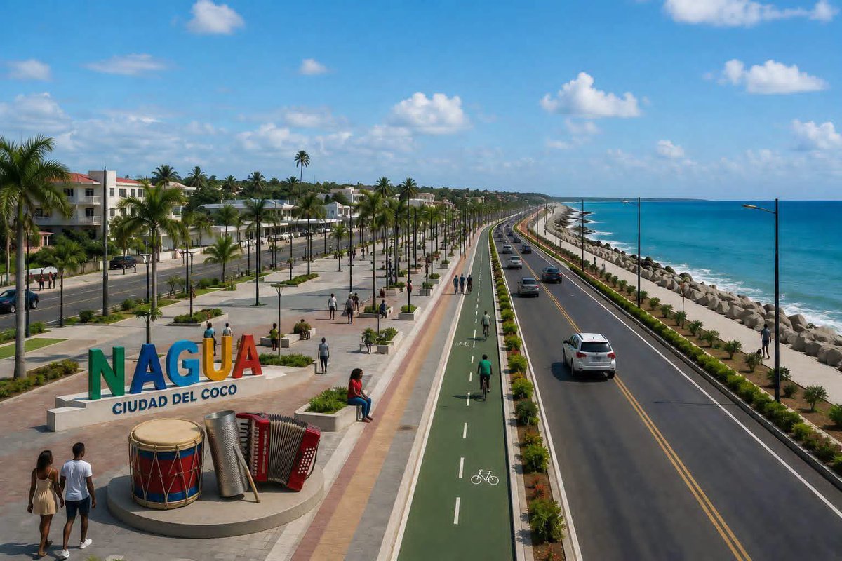 RafaelBeriguete's tweet photo. Ese es el malecón de Nagua, será inaugurado muy pronto por el presidente Luis Abinader.
Como lo ves? https://t.co/K6b5n0EHca