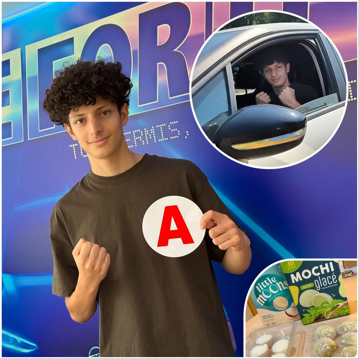 driveforit_fr's tweet photo. Permis validé, bravo Nassim ! 🥳 Ça y est, t'as eu droit à ton buffet à volonté ? 😅 Bonne route à toi et prudence sur la route ! 🚗 ...et merci beaucoup pour les mochis glacés, on adore ! 😋️

#autoecole #permis #ecole #conduite #hayange #marspich https://t.co/RVCfq2zpKT