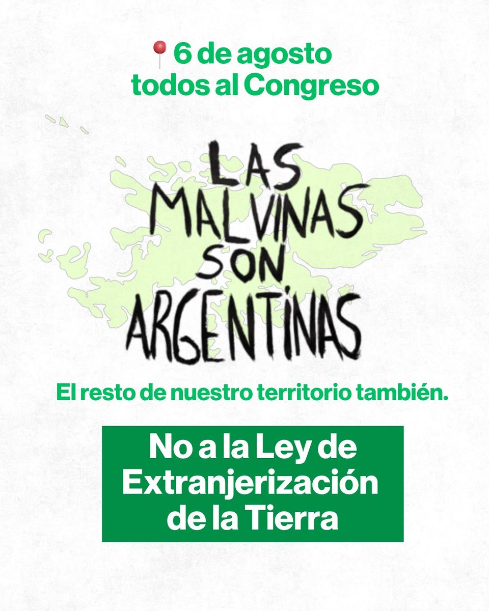 NicolasdelCano's tweet photo. Contra la entrega y el saqueo.
El 6 de agosto nos vemos frente al Congreso. https://t.co/bAbKRPP1QW