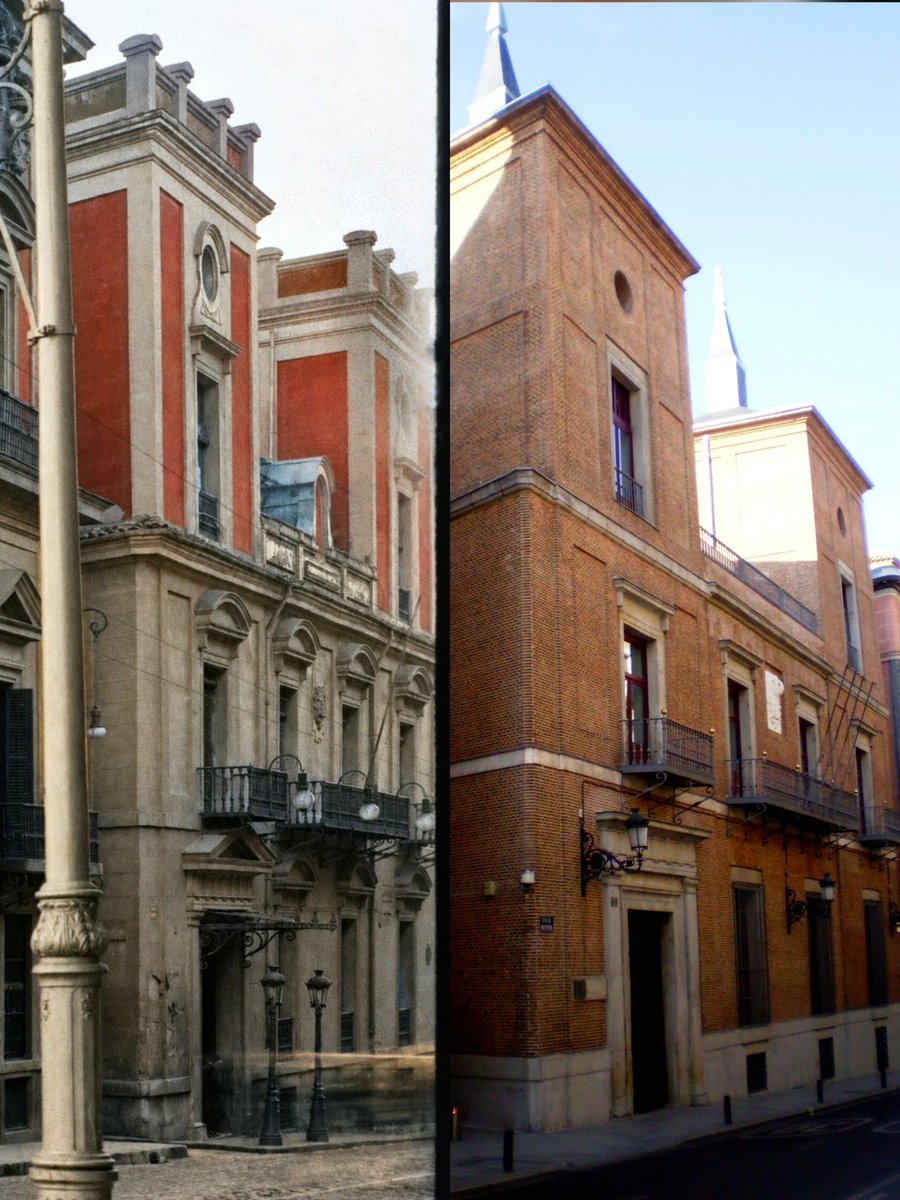 MrDiegolito's tweet photo. Palacio del marques de Cañete, en la calle Mayor de Madrid, su origen data del siglo XVI, fue pasando por distintas hasta acabar en manos municipales. A principios del siglo XIX fue reformado por Fermín Díaz dándole un aspecto más al gusto de la época.
Continúa https://t.co/Ictu81XuA2