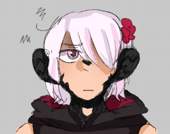 Ichxgomeshi's tweet photo. nothing to smile about in her life #ffxiv #wol https://t.co/NeyOL4VTkr
