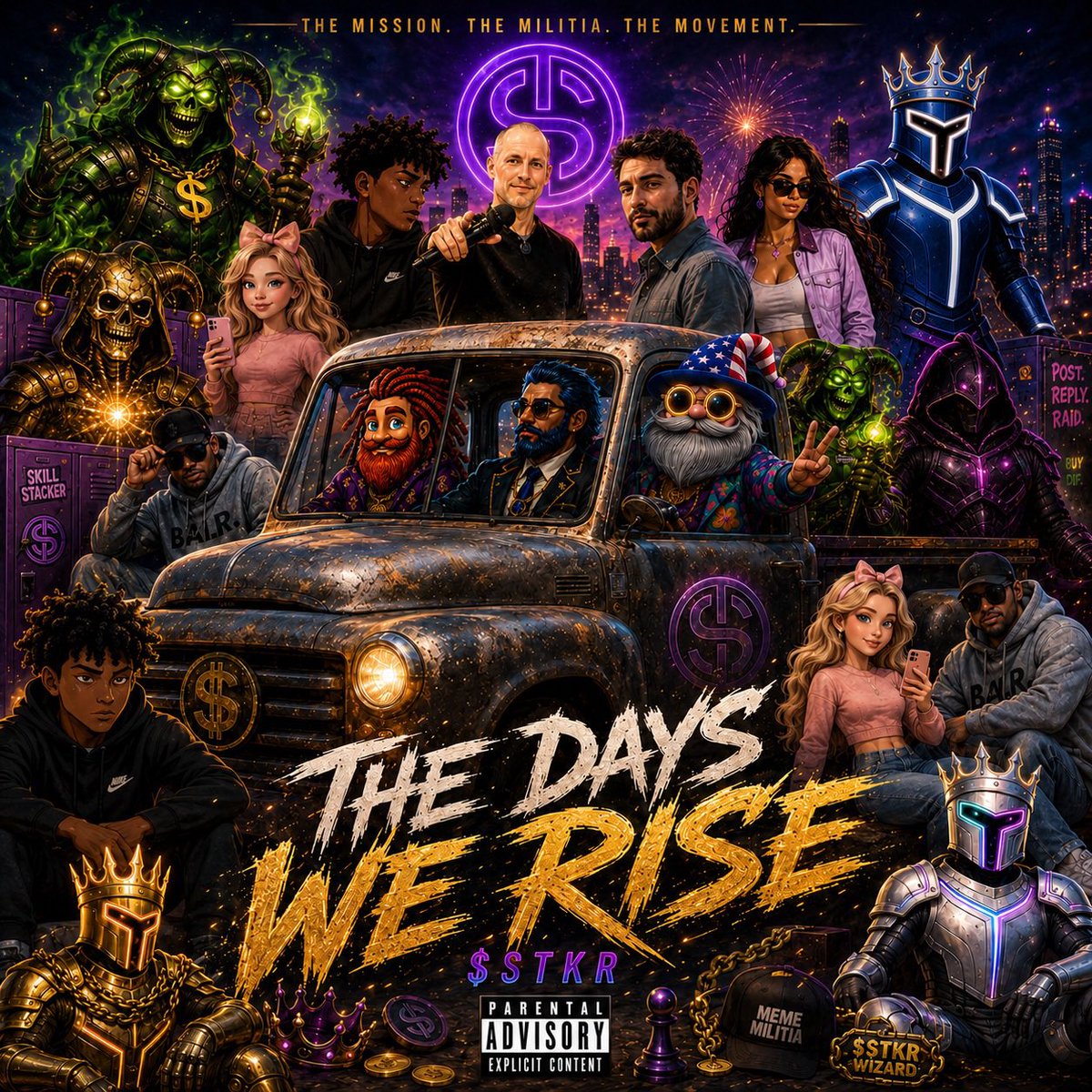 TheMrAbundant's tweet photo. 🚨 100,000 $STKR “THE DAYS WE RISE” MEME CONTEST 🚨

This isn’t just another meme contest.

This is our story.

Show the world what makes Skill Stacker and the Meme Militia different.

We’re not just holders…
We’re builders.
Creators.
Raiders.
Friends.
Family.

We rise together.

⸻

💰 Prize Pool

100,000 $STKR

Create:

🔥 Memes
🎬 Short Videos
😂 GIFs

Unlimited entries. The more quality content you create, the more momentum we build—and the better your chances of winning.

⸻

✅ How to Enter

❤️ Like this post
🔁 Repost this post
💬 Reply with your meme(s), GIF(s), or video(s)
👥 Tag 3 people

⸻

🎥 What We Want to See

Bring the entire Skill Stacker universe to life.

Use the characters, personalities, PFPs, inside jokes, livestream moments, X Spaces, Chainbreakers episodes, community legends, raids, giveaways, wheel spins, burns, staking, and everything that makes this community unique.

Imagine…

The community loading into battle together.
Every character joining forces to conquer the next market cap.
Legendary memes about the Grand Council.
The Meme Militia assembling.
The community celebrating burns and staking milestones.
Chainbreakers highlights turned into hilarious edits.
Community members helping each other level up.
“All boats rise with the rising tide.”
The journey from where we started…to where we’re going.
Funny conversations between community characters.
Epic movie trailers.
Anime openings.
Superhero teams.
Video game loading screens.
WWE-style entrances.
Sitcom scenes.
AI movie clips.
Music videos.
Mock commercials.
News broadcasts from the future after $STKR has taken off.

Make people watch it and think:

“I want to be part of that community.”

⸻

🎭 Featured Characters

Use as many community personalities as you can.

Mix them together.
Create friendships.
Friendly rivalries.
Funny interactions.
Epic team-ups.

The more our community appears united, the stronger the message becomes.

⸻

🌊 Theme

THE DAYS WE RISE

One community.

Many personalities.

One mission.

One movement.

When one of us wins…

We all rise.

⸻

🚨 Contest Ends When We Reach

🎯 25,000+ Views on this contest post

OR

🎯 500+ Memes, GIFs & Videos Submitted

Whichever comes first.

No winners will be selected until one of these milestones has been reached.

⸻

This is your chance to help define the culture of Skill Stacker.

Let’s flood X with content that people can’t ignore.

Let’s create memes that get shared.

Videos that get replayed.

GIFs that become part of our language.

Let’s show the world that this isn’t just another crypto project…

It’s a community.

🌊 THESE ARE THE DAYS WE RISE.