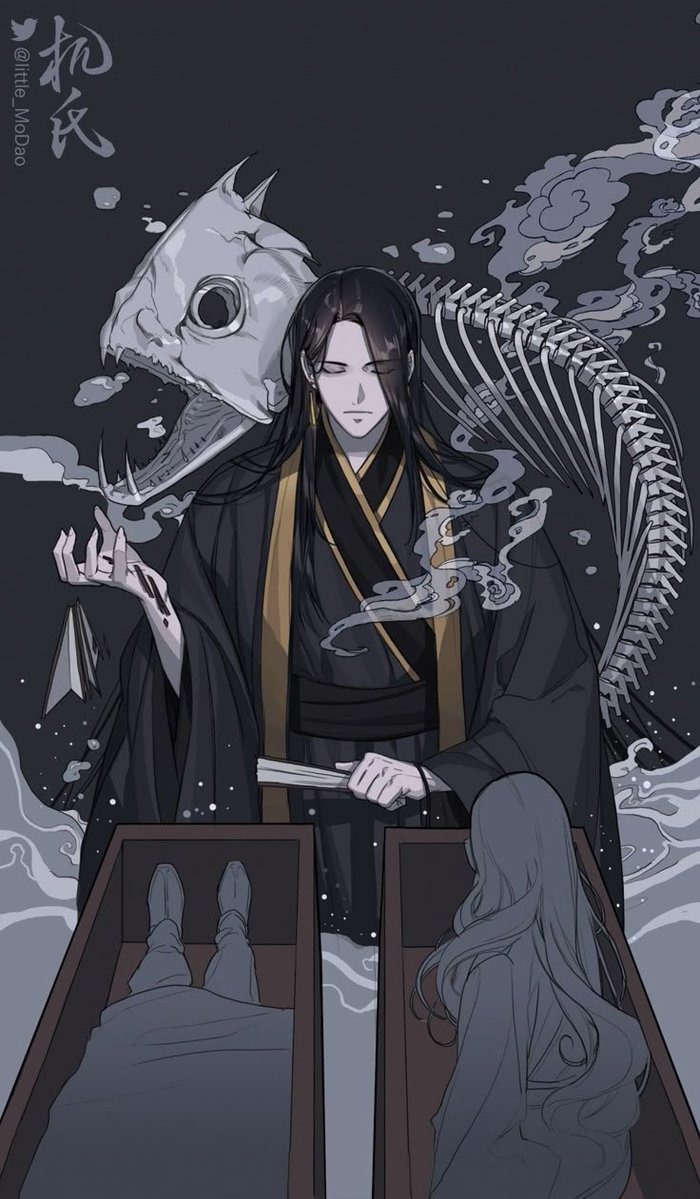 gnuTZ_ss's tweet photo. This was because he was playing He Xuan, Black water demon, hehhe
Hence, why they called him fishie hehehhehe☺☺

I am telling you LP and their fate is insane!! 

He Xuan, my babie 🥲🥲🥲 https://t.co/sKbDacBZDQ