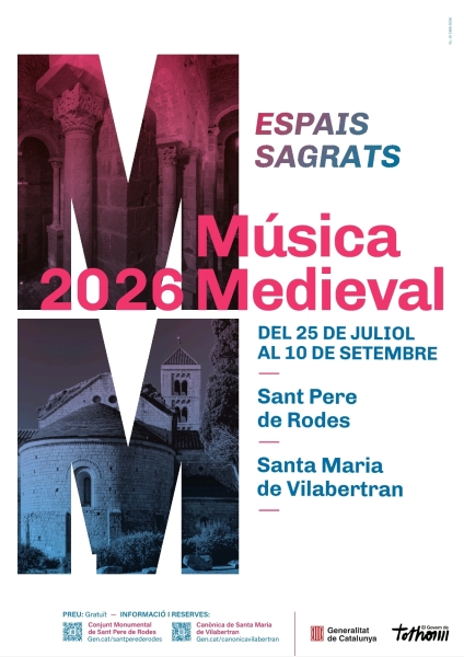 patrimonigencat's tweet photo. 📣 Demà el monestir de Sant Pere de Rodes acull una visita guiada musicalitzada i el concert 'Travessant la mar en un vaixell de pedra' inspirat en els pelegrinatges medievals, amb la participació de la Maîtrise de l’IRVEM!

Reserva d'entrades 👉 https://t.co/jMbsFonQFA https://t.co/wto6iOZZzl