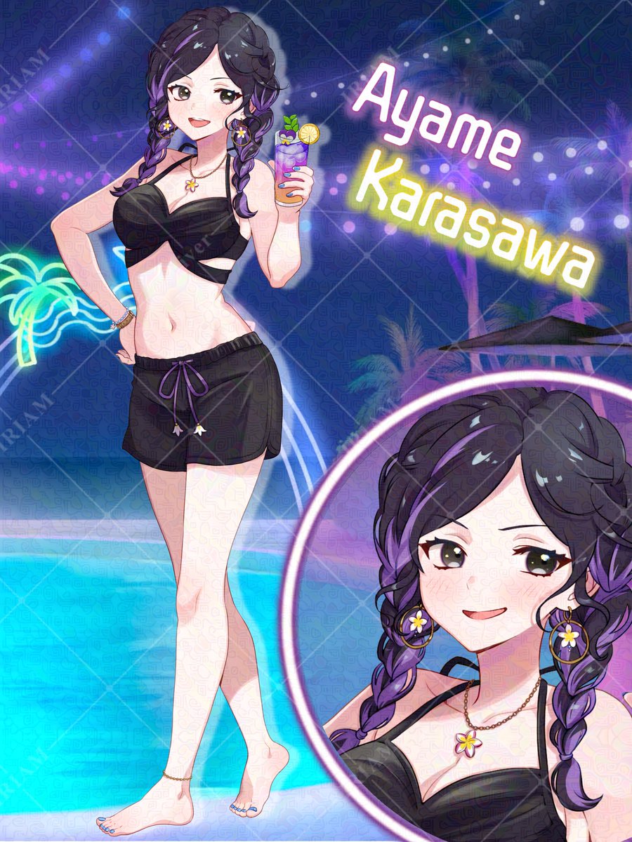 ayame_karasawa's tweet photo. 🌿🌺🍹
　
　　夏！！！プール！！！
　　　お酒！！！！！！！！！
　　　　んまぁ！！！！！！！！
　　
　　　　　　　　　　　　🌿🌺🍹
　
#唐澤フォルダ
#唐澤組報告書
#唐澤組議事録 https://t.co/ivetGN7L1P