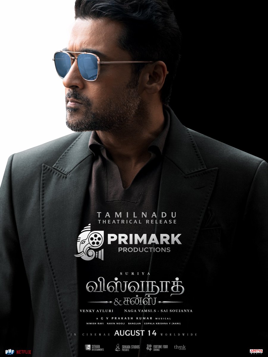 Nn84Naganatha's tweet photo. I see many Suriya fans curious about the distributor @PrimarkProd since being new in market, i promise you they are backed leading theatre chains of TN and are well experienced enough to give a best possible release across TN for #ViswanathAndSons ✌️💥💯 https://t.co/pykQhjw8bP