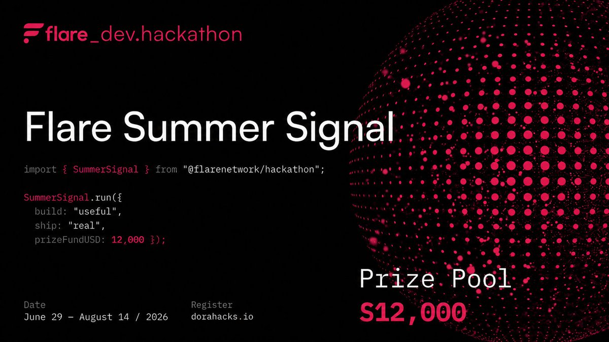 FlareNetworks's tweet photo. The @FlareDevHub Summer Signal builders keep shipping interesting ideas.

The variety of use cases the Flare stack and FCC can support is the most exciting part.

Share some projects that stood out recently👇 https://t.co/2SY9ZoINnG