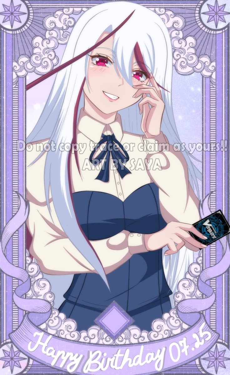 sayamyuart's tweet photo. ⋆｡‧˚ʚ CARDFIGHT VANGUARD OC ɞ˚‧｡⋆

⋆｡‧˚ʚ HAPPY BIRTHDAY SUZUGAMORI ARIA ɞ˚‧｡⋆ https://t.co/N3jDLIm824