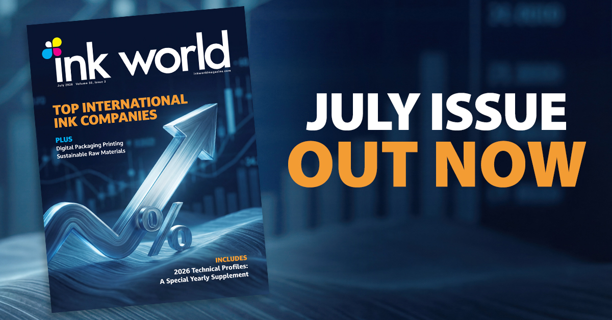 InkWorldMag's tweet photo. Don't miss our latest issue, which features our annual Top International Ink Companies report, as well as features on digital packaging inks and sustainable raw materials.
➡️ https://t.co/Ma0YysNBCC
#inkworld #packaginginks #rawmaterials #sustainableink https://t.co/jcdyL8iaTm