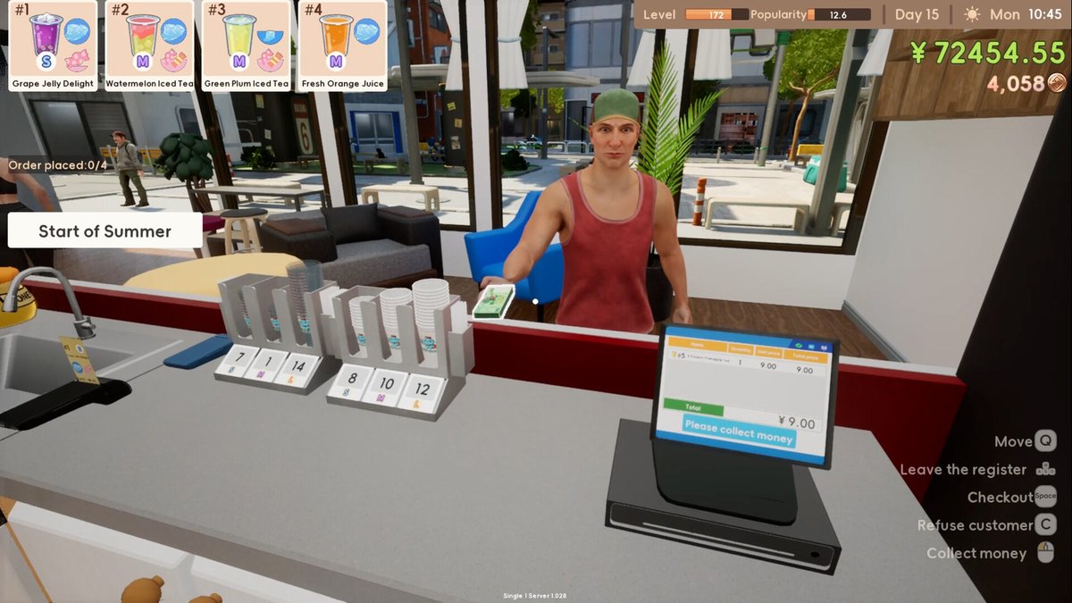 gamespark's tweet photo. 最大8人プレイ対応！転生してタピオカショップを経営するSLG『Boba Cafe Simulator』Steamにて「非常に好評」スタート。店舗運営だけでなく釣りや栽培、住民との交流も
https://t.co/07246pfZM0 https://t.co/3QvfLg71Qx