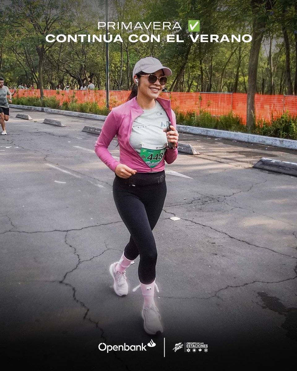asdeporte's tweet photo. Cuando empiezas el Circuito, sabes que una carrera nunca es suficiente. ​
El Circuito de las Estaciones Verano Arboledas 2026 ya está aquí y puedes asegurar tu lugar con 10% de descuento al inscribirte con tu tarjeta Openbank, ve por tu siguiente meta y Vive Tu Vida Open.​

🗓️ 26 de julio ​
🏃‍♂️ 3km, 5km y 10km ​
Asegura tu lugar ➡️ ​https://t.co/bPA2Q7toEx

@openabnk.mx