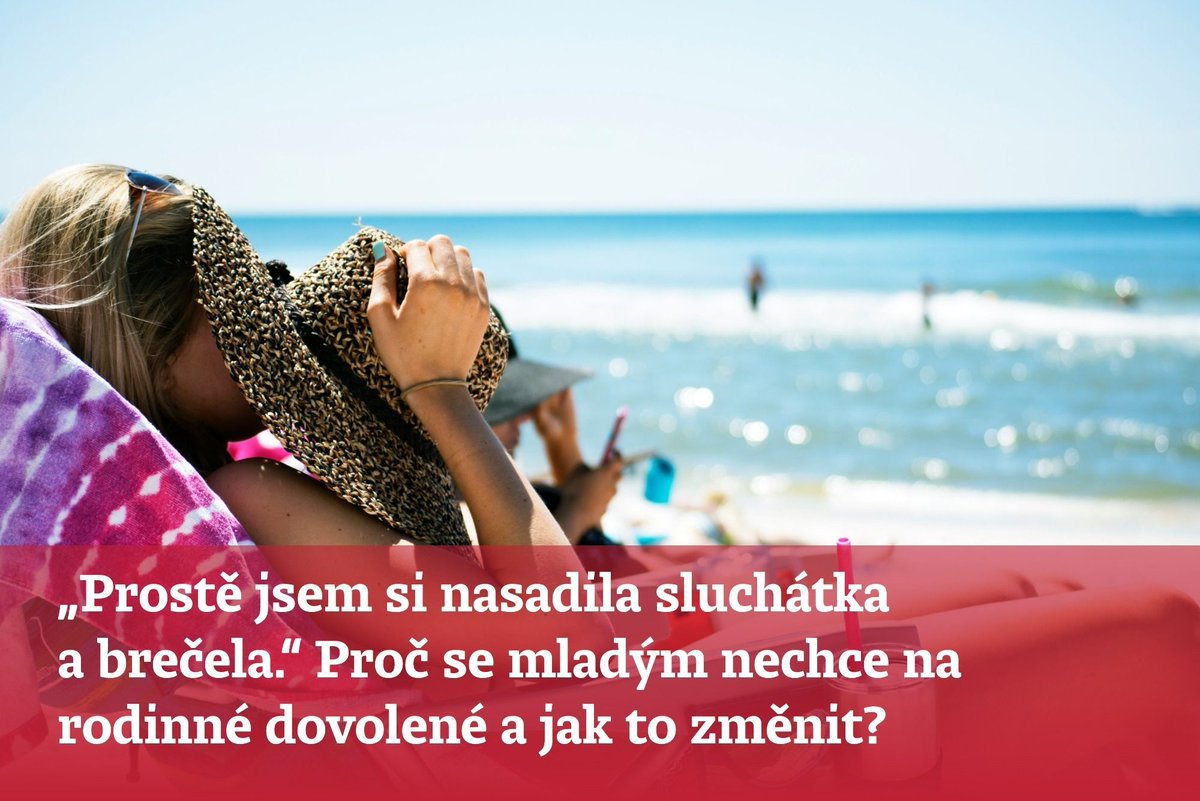 enkocz's tweet photo. https://t.co/saVRZO5d6v
Zejména pro mladé může být rodinná dovolená spíše zdrojem stresu než příležitostí k odpočinku. Deník N oslovil několik z nich, aby popsali, co jim na společně stráveném času s rodinou nejvíce vadí. Psychoterapeutka zase přináší rady, jak konfliktům předcházet a jak je zvládnout, když už nastanou.