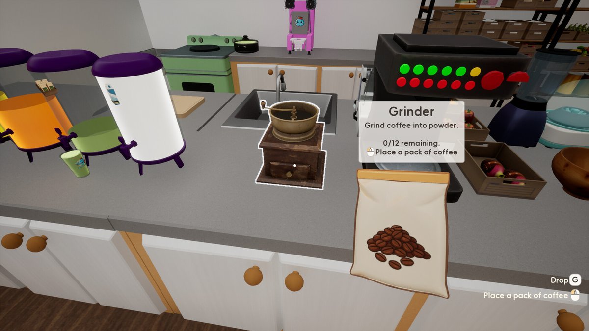 gamespark's tweet photo. 最大8人プレイ対応！転生してタピオカショップを経営するSLG『Boba Cafe Simulator』Steamにて「非常に好評」スタート。店舗運営だけでなく釣りや栽培、住民との交流も
https://t.co/07246pfZM0 https://t.co/3QvfLg71Qx